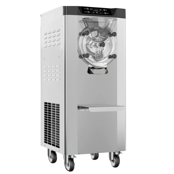 Garvee 2200W Commercial Hard Ice Cream Machine - 6.3Gal/H High Output, Self-Cleaning LCD Touch Screen for Cafes, Bubble Tea Shops & Restaurants (FDA Stainless Steel)