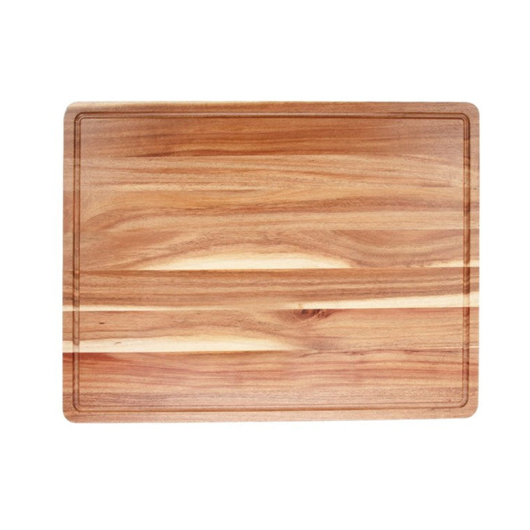 Garvee 24 x 18 Inch Large Acacia Wood Cutting Board, Reversible Wooden Butcher Block Cutting Board with Juice Groove, Carving Board for Meat, Turkey, Charcuterie