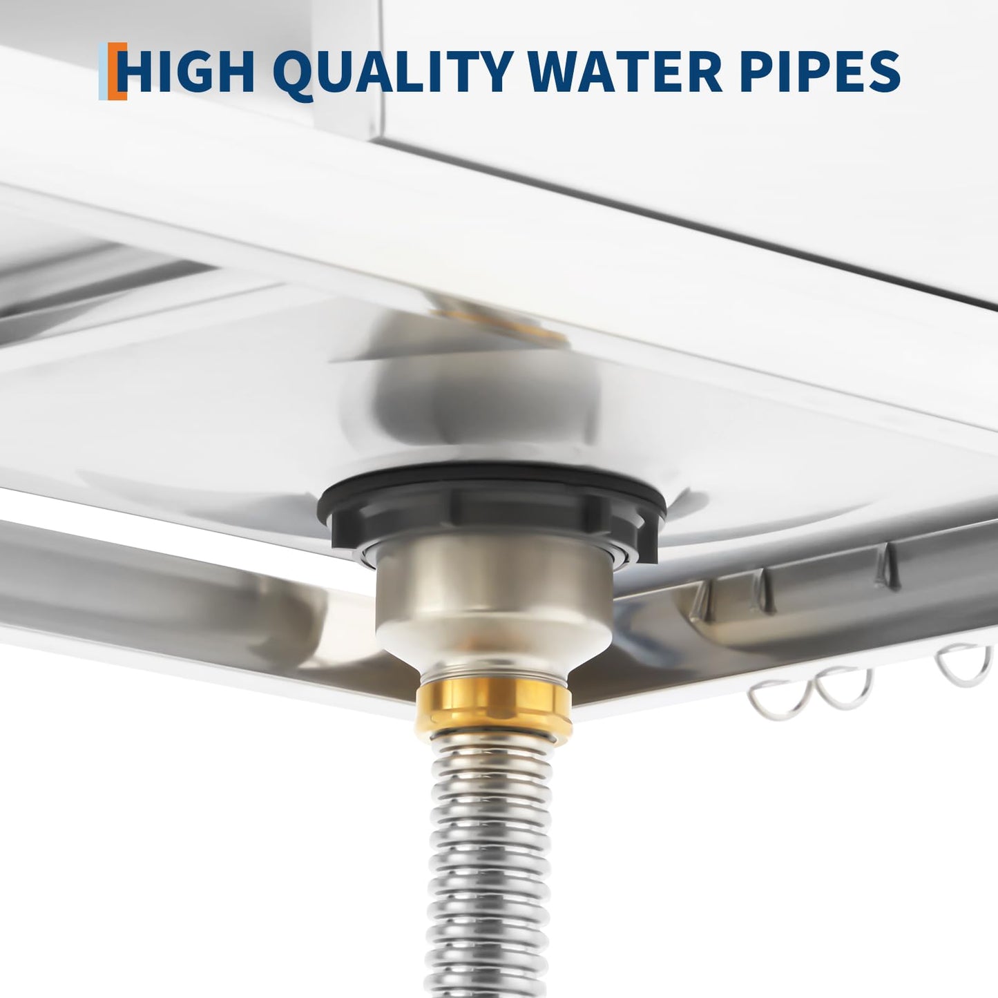 Garvee 47"W X 20"D X 37"H Freestanding Stainless Steel Utility Sink with Workbench, Adjustable Legs, Storage Shelf, Knife Holder for Commercial Kitchen, Silver