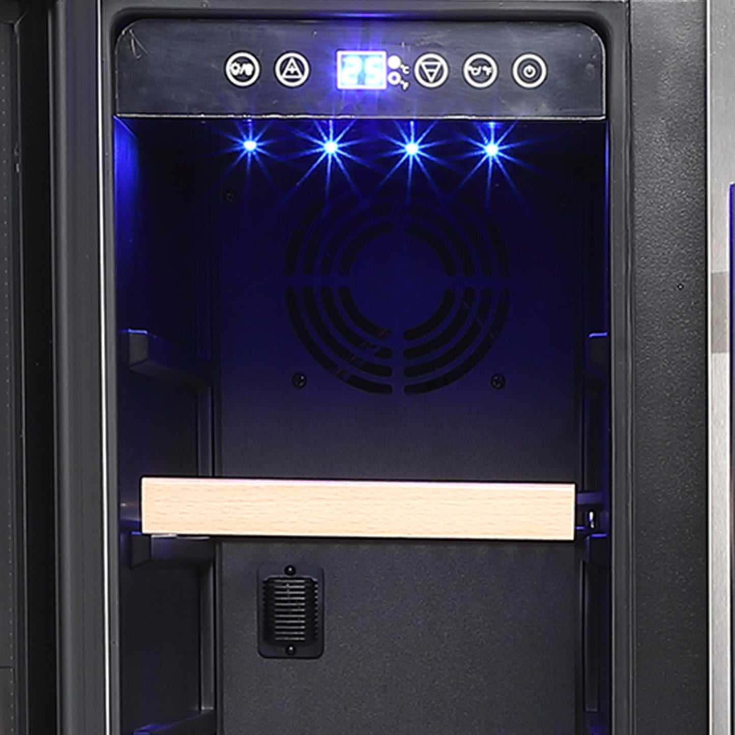 Garvee Wine and Beverage Refrigerator 24 Inch Dual Zone Wine Cooler with 40 Bottles Wine Capacity, 120L Built-in and Freestanding,with Independent Temperature Control,Upgraded Compressor,Quiet