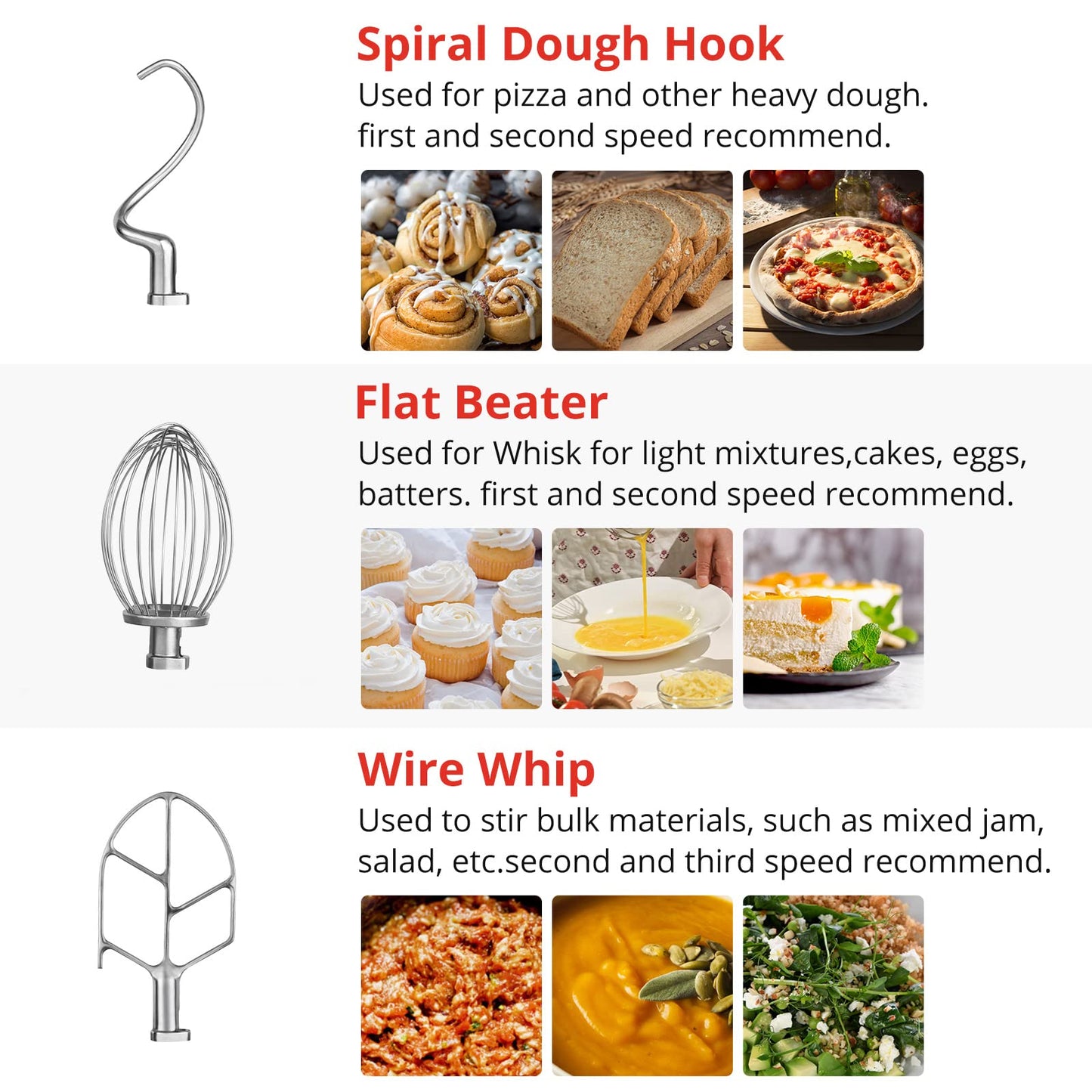 Garvee Commercial Stand Mixer 20Qt with Timing Function, 1100W 3 Speeds Adjustable, Stainless Steel Bowl Stand Mixer With Safety Guard, Premium for Schools Bakeries Restaurants Pizzerias