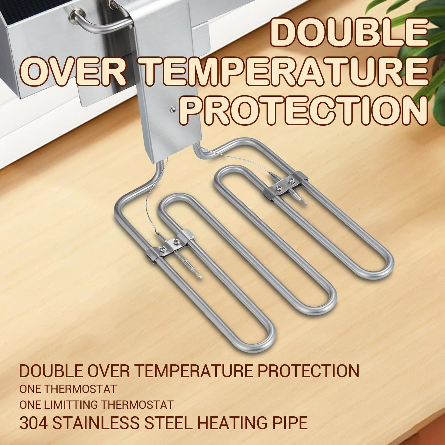 Garvee 12L 1800W Commercial Electric Deep Fryer - Stainless Steel Countertop Fryer with Basket & Lid for Home/Restaurant (110V)